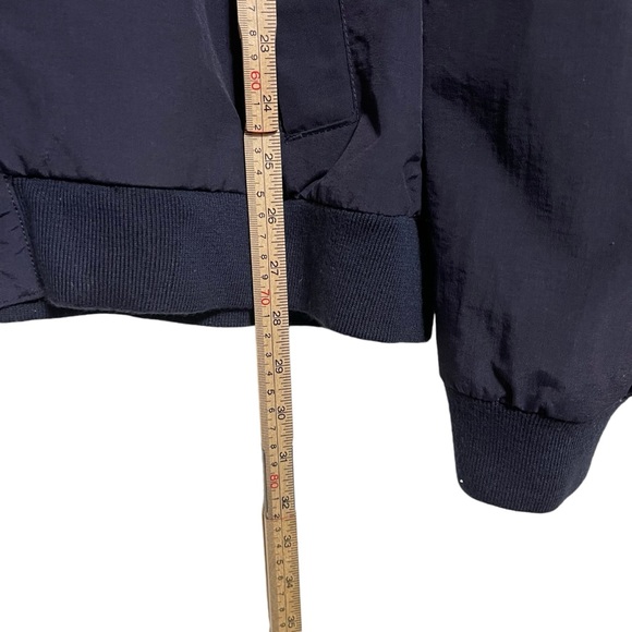 Tommy Hilfiger Lightweight Jacket Navy Blue Concealed Hood Waterproof Size XXL - Picture 9 of 12